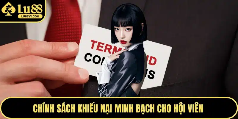 Chính sách khiếu nại minh bạch cho hội viên 