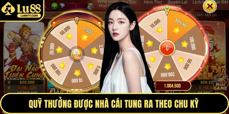 Quỹ thưởng được nhà cái tung ra theo chu kỳ